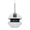 Besa Lighting Hula 8 Cord Pendant, Clear/Black, Satin Nickel Finish, 1x60W Incandescent 1JT-HULA8BK-SN - alternate 1